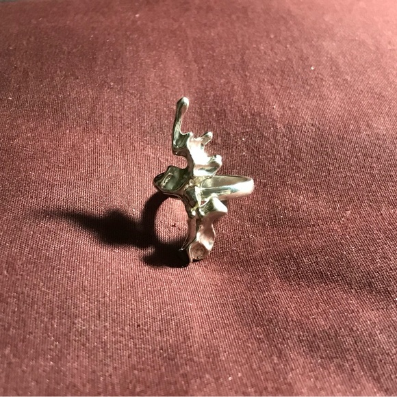 Sterling Silver Free Form Ring Size 5.5 - Picture 16 of 16